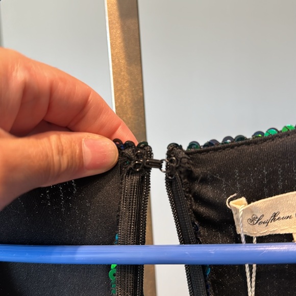 Sequin Mermaid blue/green dress - Picture 6 of 9